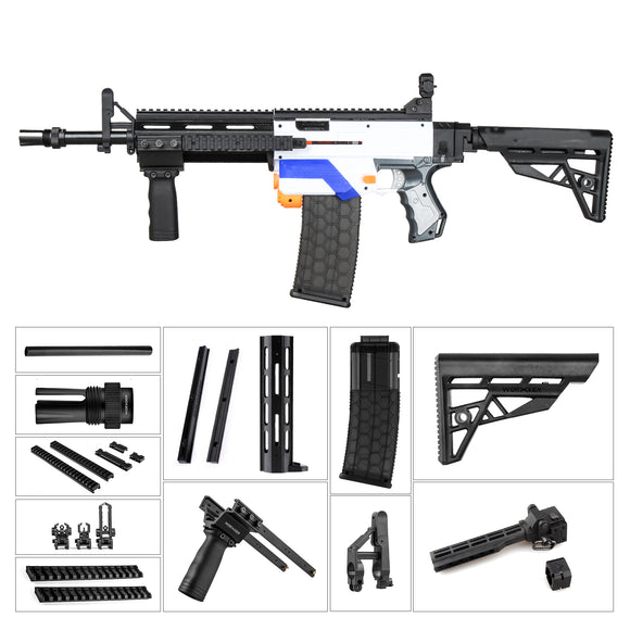 JGCWORKER M4 Avenger Kits Set for Nerf N-Strike Elite Retaliator - Nerf Mod Kits -Worker Mod Kits