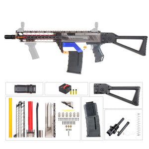 JGCWorker FCZ-W009 MCX Style And Short Darts Transform Mod Kits Set for  Nerf N-Strike Retaliator Avenger Blaster - Nerf Mod Kits -Worker Mod Kits