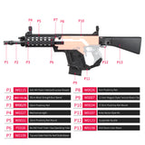 JGCWorker STF-W005 G56 Style Mod Kits Set for Nerf N-Strike Elite Stryfe Blaster - Nerf Mod Kits -Worker Mod Kits