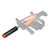JGCWORKER ABS Plastic Long ACC CQB Silencer for Nerf Blaster - Nerf Mod Kits -Worker Mod Kits