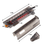 JGCWORKER Integrated Head Tube and Shotgun Grip Kits Set for Nerf N-Strike Elite Retaliator - Nerf Mod Kits -Worker Mod Kits