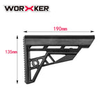JGCWorker Shoulder Stock Kits with Adapter for Nerf Blaster - Nerf Mod Kits -Worker Mod Kits